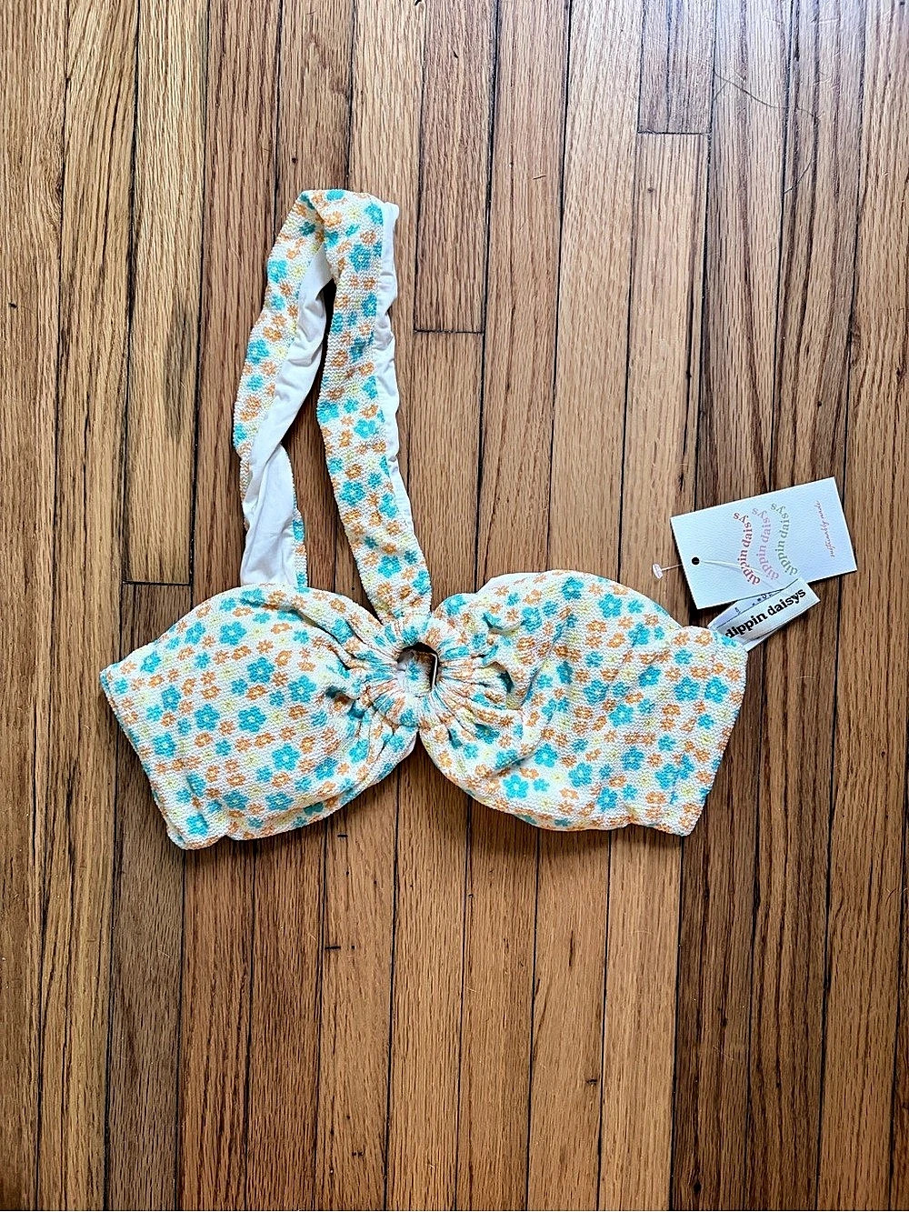 Dippin' Daisy's Horizon Bandeau Bikini Top NWT